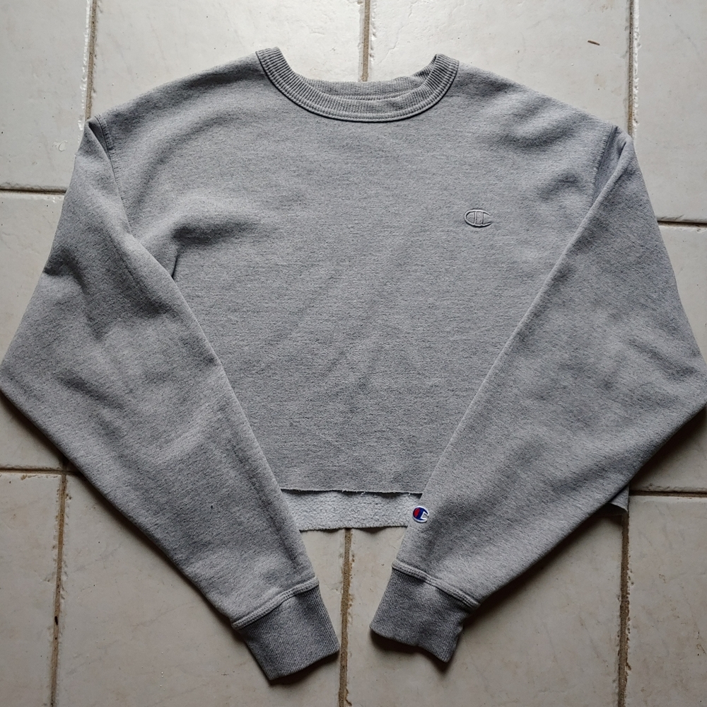 ON HOLD Cropped Champion Crewneck